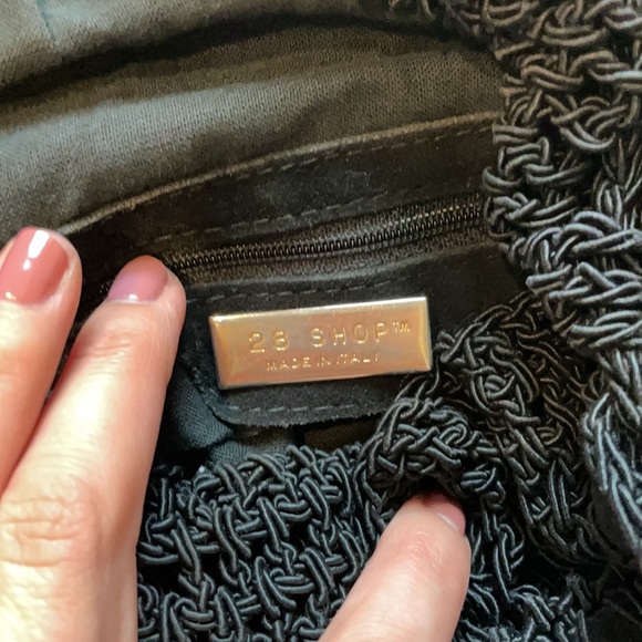 28 Shop purse suede & silk knit Made in Italy - Picture 6 of 6